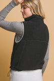 Reversible Fleece Vest (Black)