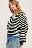 Ellis Contrast Knit Sweater