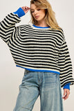 Ellis Contrast Knit Sweater