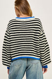 Ellis Contrast Knit Sweater