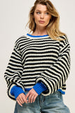 Ellis Contrast Knit Sweater