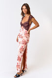 Aiden Velvet and Lace Maxi Dress