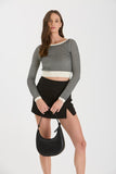 Tess Cropped Sweater (Black)