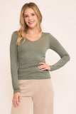 Double Layered Ruched Top