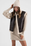 Krista Faux Leather Vest