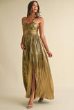 Golden Goddess Maxi Dress