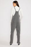 Wave Rib Sleeveless Jumpsuit (Charcoal)