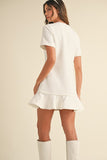 Lottie Mini Dress (Off White)