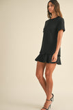 Lottie Mini Dress (Black)