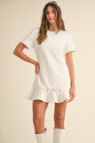 Lottie Mini Dress (Off White)