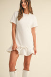 Lottie Mini Dress (Off White)