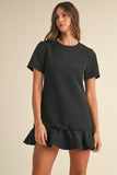 Lottie Mini Dress (Black)