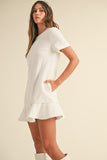 Lottie Mini Dress (Off White)