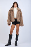 Sky Faux Fur Jacket