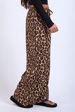 Cheetah Straight Pants