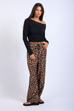 Cheetah Straight Pants