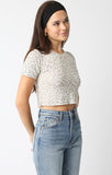 Sally Knit Cropped Tee