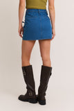 Bow Denim Skirt