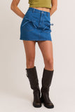 Bow Denim Skirt