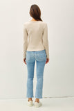 Brandy Basic Long Sleeve Top (Oatmeal)