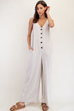 Stephanie Pinstriped Jumpsuit