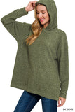 Bentley Hooded Sweater (Dark Olive)