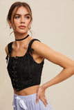 Elouise Corset Top (Black)