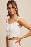 Elouise Corset Top (Off White)