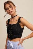 Elouise Corset Top (Black)