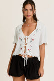 Heidi Embroidered Top