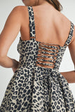 Taylor Leopard Mini Dress