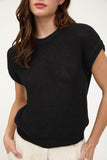 Sonya Crochet Top (Black)