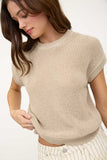 Sonya Crochet Top (Taupe)