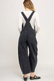 Josie Barrel Denim Overalls