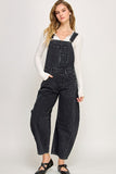 Josie Barrel Denim Overalls