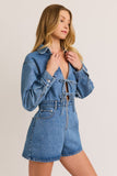 Parker Denim Romper