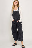 Josie Barrel Denim Overalls