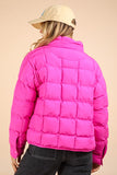 Stormy Puffer Jacket (Fuschia)