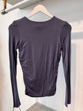 Molly Long Sleeve Top (Slate Blue)