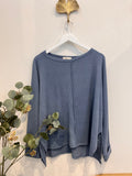 Petra Basic Long Sleeve (Dusty Blue)