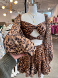 Chiffon Leopard Set