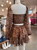 Chiffon Leopard Set