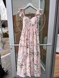 In Full Bloom Maxi Dress (Blush Multi)