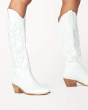 Urson Cowboy Boots(White)