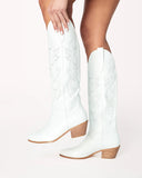 Urson Cowboy Boots(White)