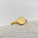 Goddess 18K Gold Plated Ring (Size 7)