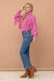 Liana Fringe Turtleneck Sweater