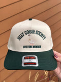 Silly Goose Society Trucker Hat (Green/Natural)