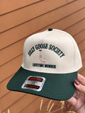 Silly Goose Society Trucker Hat (Green/Natural)