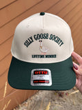 Silly Goose Society Trucker Hat (Green/Natural)